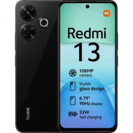Smartphone Xiaomi Redmi 13 8GB 256GB 6.79' Negro Medianoche