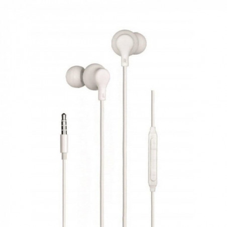 Auriculares Intrauditivos Daewoo DW2014 con Micrófono Jack 3.5 Blancos