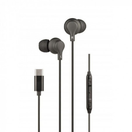 Auriculares Intrauditivos Daewoo DW2015 con Micrófono USB Tipo-C Negros