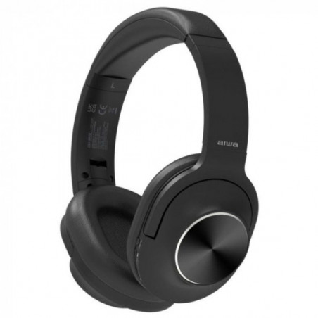 Auriculares Inalámbricos Aiwa HST-220BTBK con Micrófono Bluetooth Negros