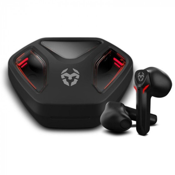 Auriculares Bluetooth Krom Kall con estuche de carga Autonomía 4h Negros