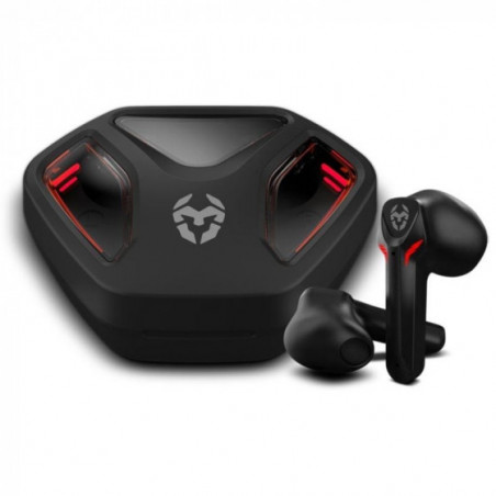 Auriculares Bluetooth Krom Kall con estuche de carga Autonomía 4h Negros
