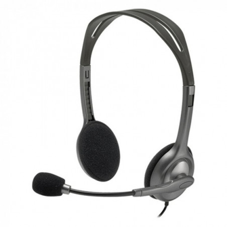 Auriculares Logitech H111 con Micrófono Jack 3.5 Negros