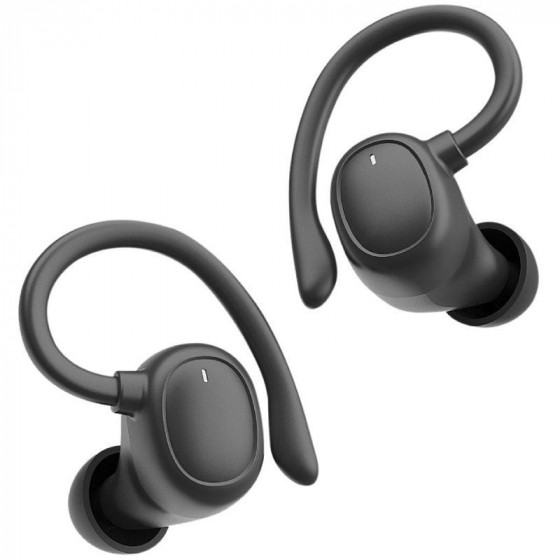 Auriculares Deportivos Bluetooth Muvit iO Smart True Wireless Sport ENC con estuche de carga Autonomía 6h Negros