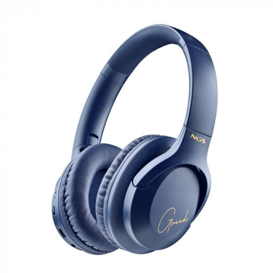 Auriculares Inalámbricos NGS Artica Greed con Micrófono Bluetooth Azules