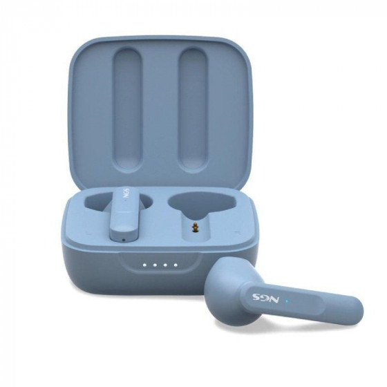 Auriculares Bluetooth NGS Ártica Move con estuche de carga Autonomía 7h Azules