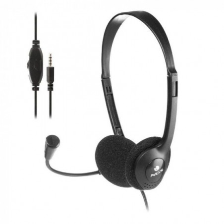 Auriculares NGS MS103 MAX con Micrófono Jack 3.5 Negros