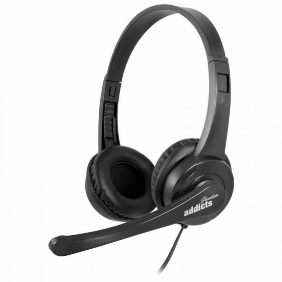 Auriculares NGS VOX505 USB con Micrófono USB Negros