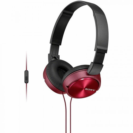 Auriculares Sony MDRZX310APR con Micrófono Jack 3.5 Rojos