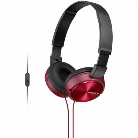 Auriculares Sony MDRZX310APR con Micrófono Jack 3.5 Rojos