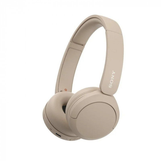 Auriculares Inalámbricos Sony WH-CH520 con Micrófono Bluetooth Beige