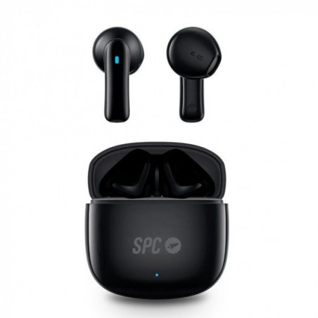 Auriculares Bluetooth SPC Zion 2 Play con estuche de carga Autonomía 7h Negros
