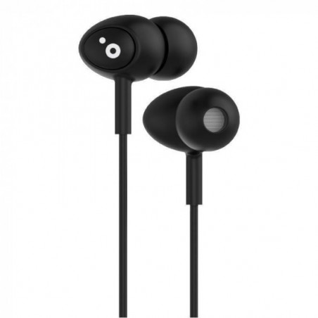 Auriculares Intrauditivos Sunstech Pops con Micrófono Jack 3.5 Negros
