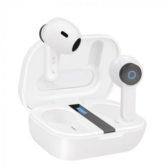 Auriculares Bluetooth TooQ Bender TQBWH-0031W con estuche de carga Autonomía 4h Blancos