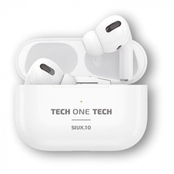 Auriculares Bluetooth Tech One Tech SIUX.10 TEC1410 con estuche de carga Autonomía 5h Blancos