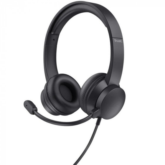 Auriculares Trust Ayda con Micrófono USB Negros