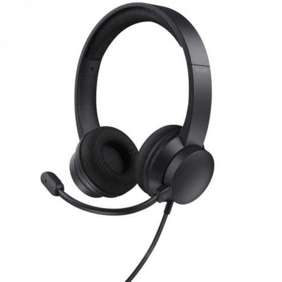 Auriculares Trust Ayda con Micrófono USB Negros