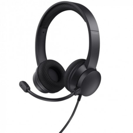 Auriculares Trust Ayda con Micrófono USB Negros
