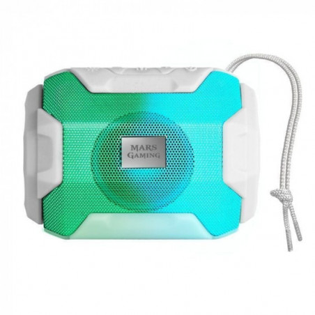 Altavoz con Bluetooth Mars Gaming MSBAXW 10W 1.0 Blanco