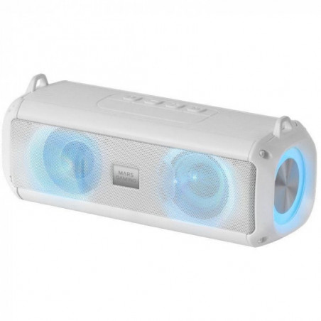 Altavoz Portátil  Barra de Sonido con Bluetooth Mars Gaming MSB-XT 20W 2.0 Blanca