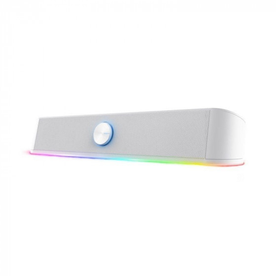 Barra de Sonido Trust Gaming GXT 619 Thorne 12W 2.0 Blanca