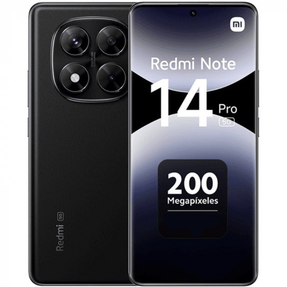 Smartphone Xiaomi Redmi Note 14 Pro 12GB 512GB 6.67' 5G Negro Medianoche