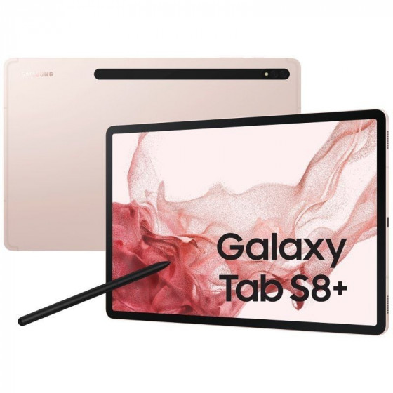 Tablet Samsung Galaxy Tab S8+ 12.4' 8GB 128GB Octacore 5G Rosa Dorado