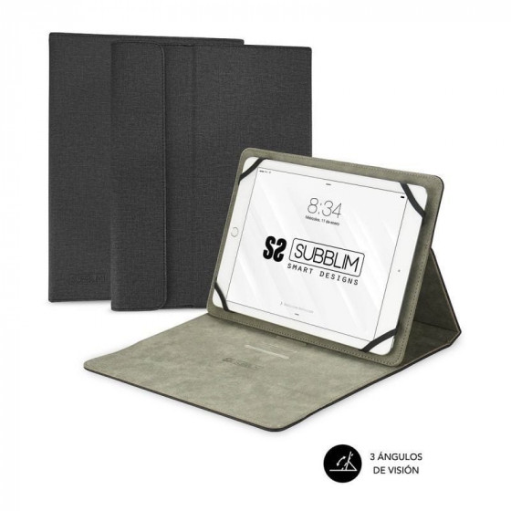 Funda Subblim Clever Stand para Tablets de 9'-10.1' Negra