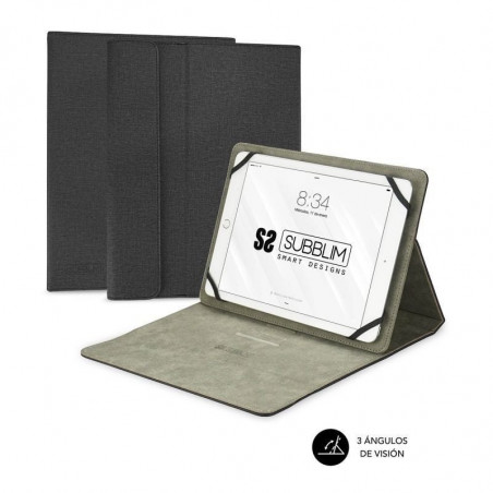 Funda Subblim Clever Stand para Tablets de 9'-10.1' Negra