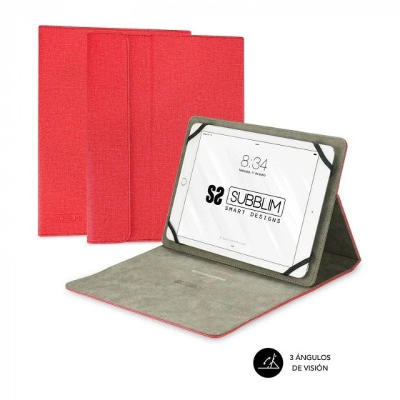Funda Subblim Clever Stand para Tablets de 9'-10.1' Roja