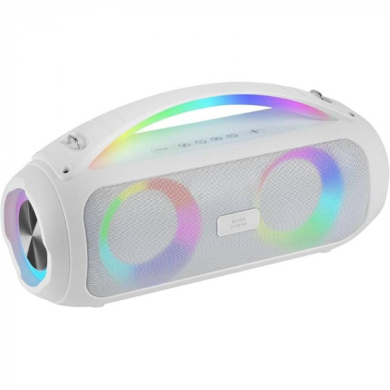 Altavoz con Bluetooth Mars Gaming MS-PULSE 50W RMS 2.0 Blanco