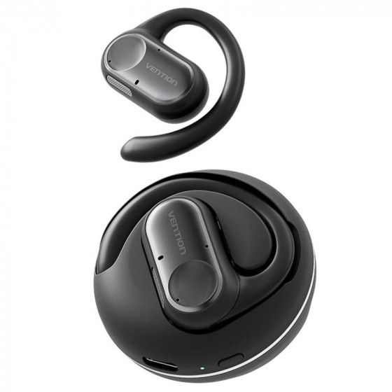 Auriculares Deportivos Bluetooth Vention Open Ear OpenBeat O11 NBPB0 con estuche de carga Negros