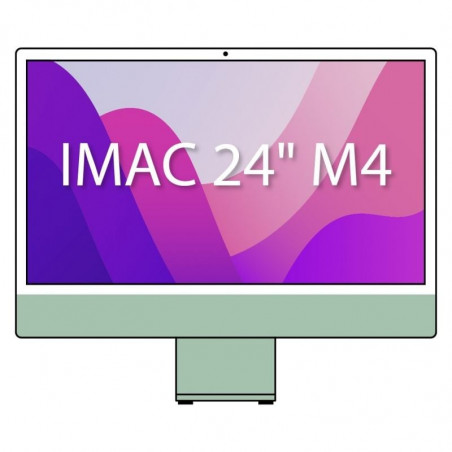 Apple iMac 24' Retina 45K  M4 10-Core CPU 16Gb 256Gb SSD 10-Core GPU Verde