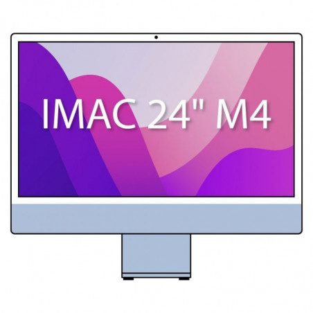 Apple iMac 24' Retina 45K  M4 10-Core CPU 16Gb 256Gb SSD 10-Core GPU Azul