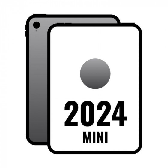 iPad Mini 8.3' 2024 7th WiFi A17 Pro 256GB Gris Espacial- MXNA3TYA
