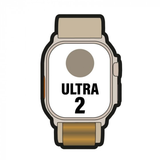 Apple Watch Ultra 2 GPS Cellular 49mm Caja de Titanio Correa Loop Alpine Canela Pequeña