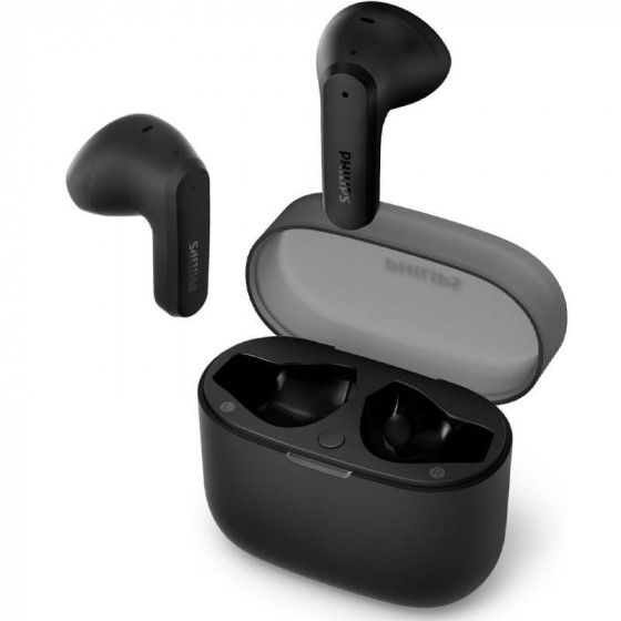 Auriculares Bluetooth Philips TAT2139BK con estuche de carga Autonomía 7h Negros