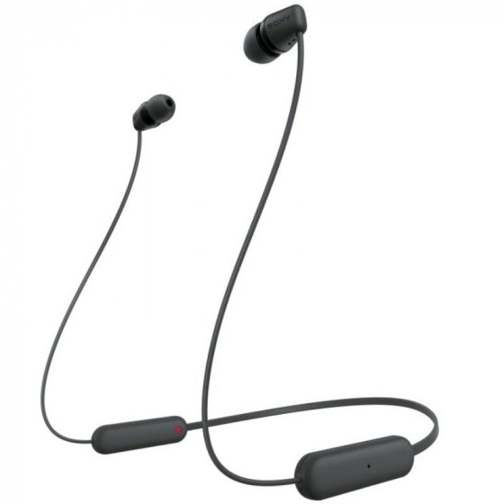 Auriculares Inalámbricos Intrauditivos Sony WI-C100 con Micrófono Bluetooth Negros