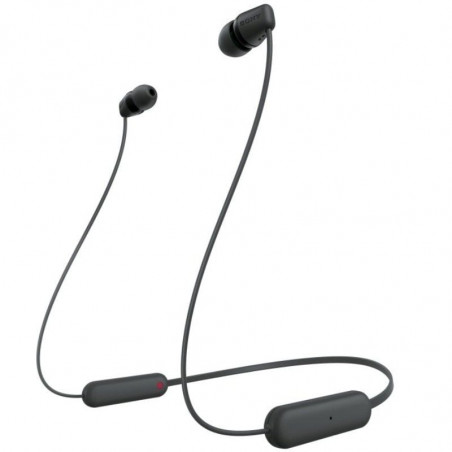 Auriculares Inalámbricos Intrauditivos Sony WI-C100 con Micrófono Bluetooth Negros