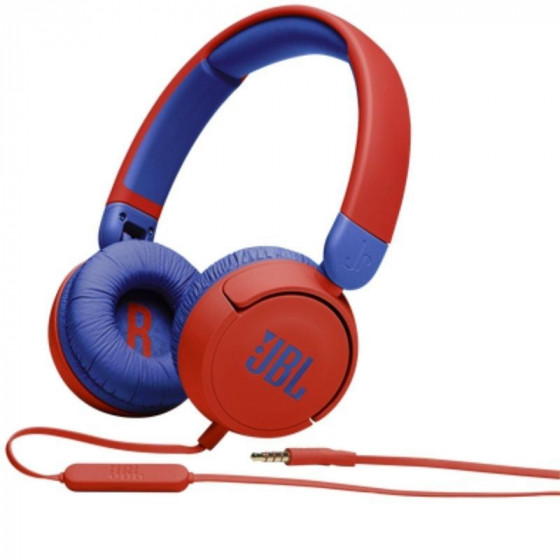 Auriculares Infantiles JBL JR310 con Micrófono Jack 3.5 Rojos y Azules