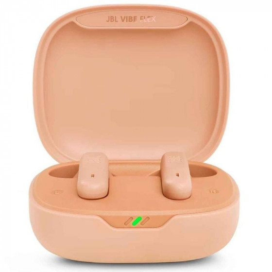 Auriculares Bluetooth JBL Vibe Flex con estuche de carga Autonomía 8h Beige