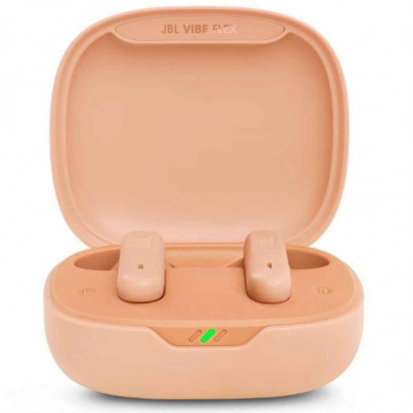 Auriculares Bluetooth JBL Vibe Flex con estuche de carga Autonomía 8h Beige