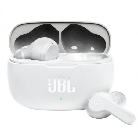 Auriculares Bluetooth JBL Wave 200TWS con estuche de carga Autonomía 5h Blancos
