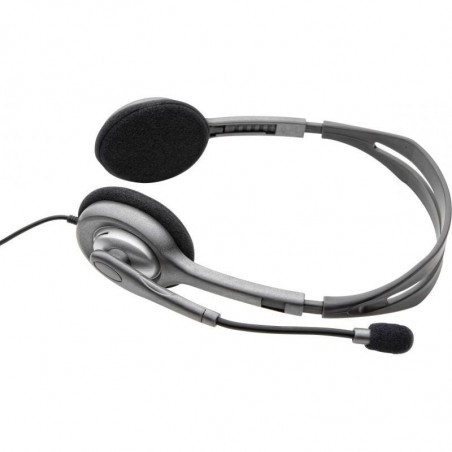 Auriculares Logitech H110 con Micrófono Jack 3.5 Plateados