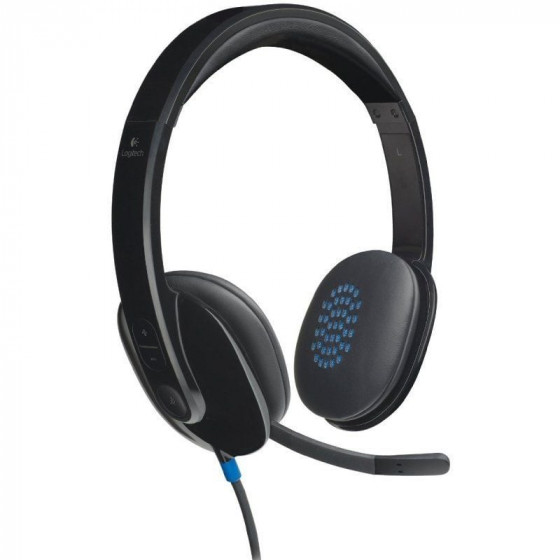 Auriculares Logitech H540 con Micrófono USB Negros