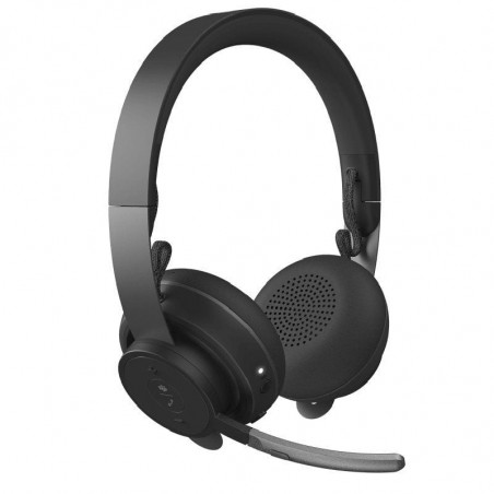 Auriculares Inalámbricos Logitech Zone Wireless MSFT con Micrófono Bluetooth USB Negros
