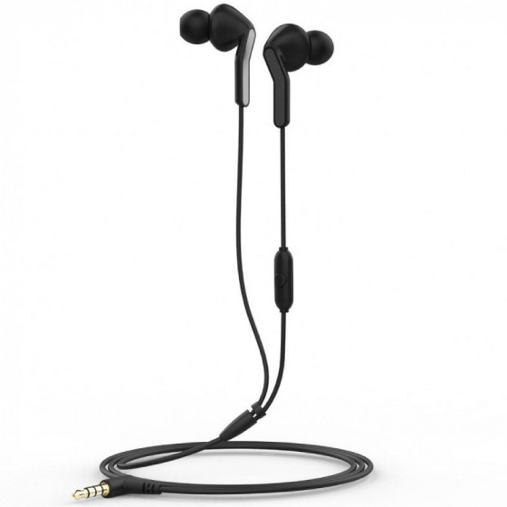 Auriculares Intrauditivos Muvit For Change MCHPH0004 con Micrófono Jack 3.5 Negros
