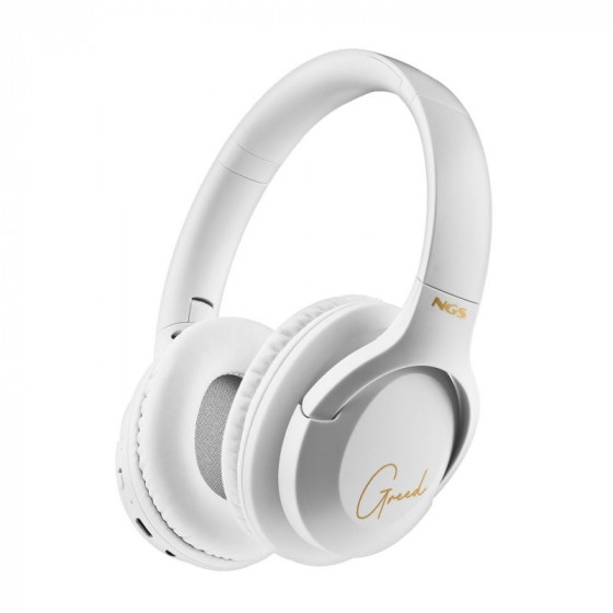 Auriculares Inalámbricos NGS Artica Greed con Micrófono Bluetooth Blancos