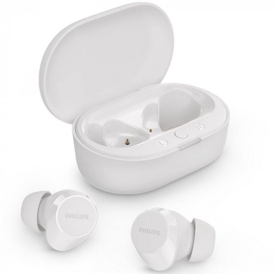 Auriculares Bluetooth Philips TAT1209 con estuche de carga Autonomía 6h Blancos