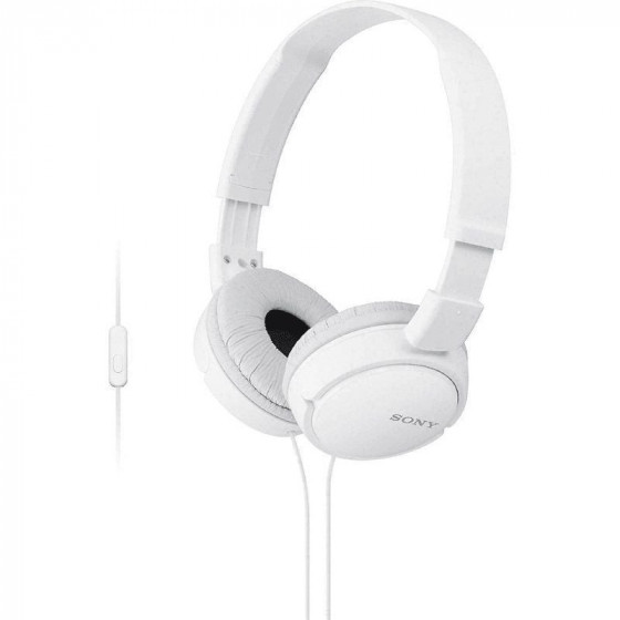 Auriculares Sony MDRZX110APW con Micrófono Jack 3.5 Blancos